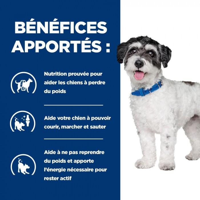 HILL'S Prescription Diet j/d Metabolic + Mobility Mini au Poulet - Croquettes pour chien