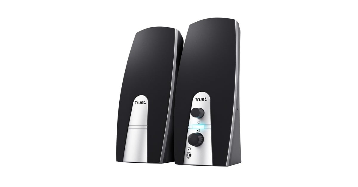 Trust2.0 Speaker Set pc-luidspreker  (Zwart/zilver)