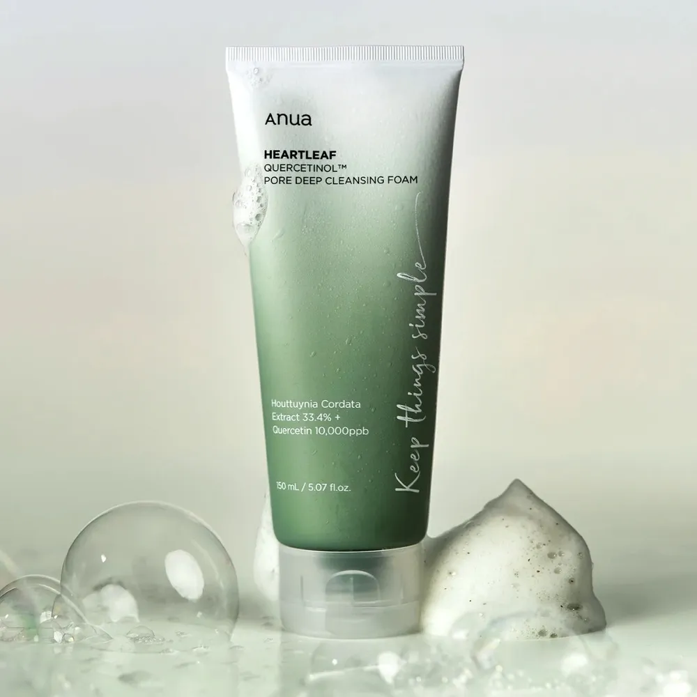 Anua Heartleaf Quercetinol Pore Deep Cleansing Foam - 150 ml.