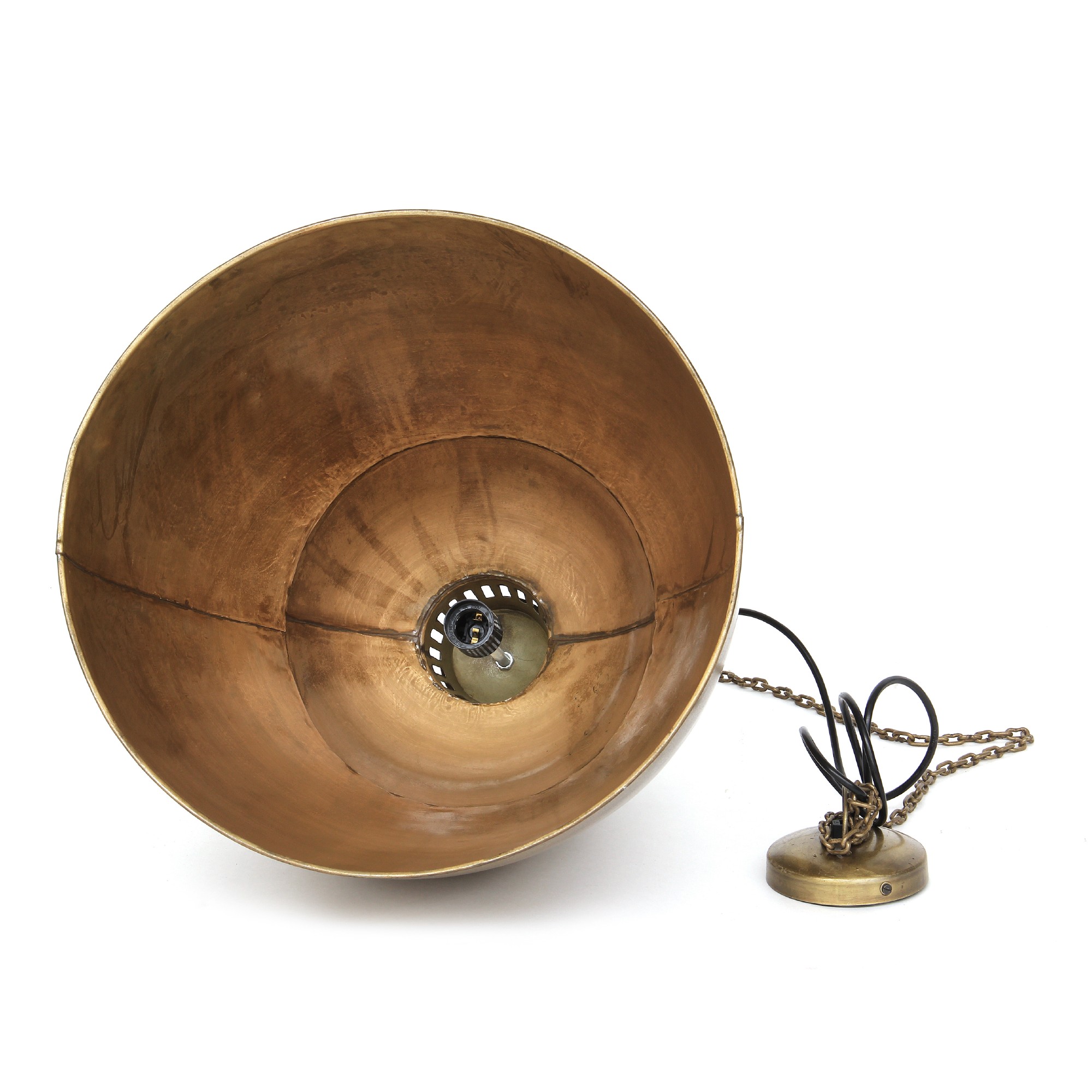 Lampe 'Mare', messing, Ø 45 cm, H 55 cm von fischer's lagerhaus