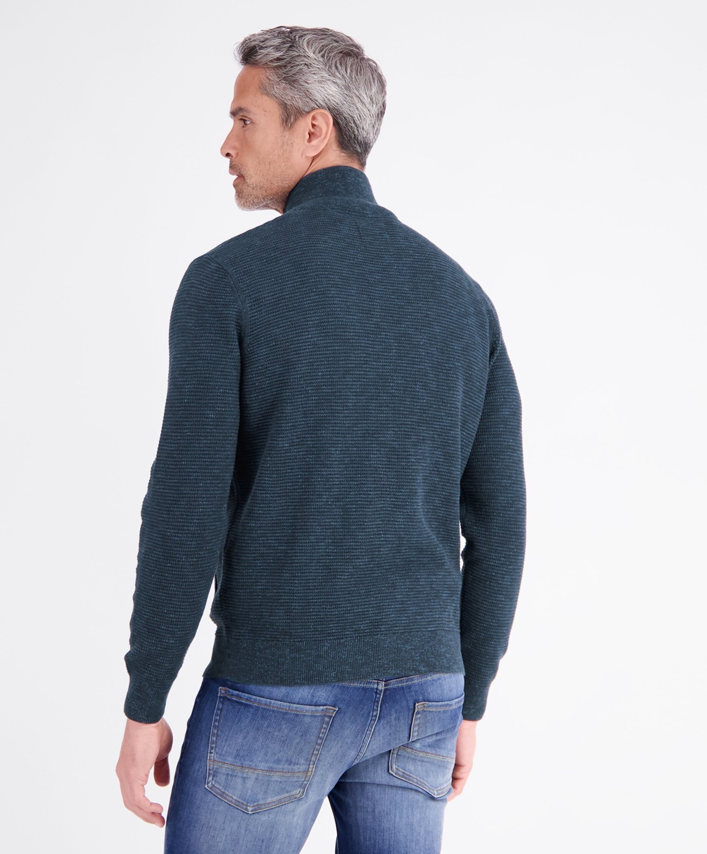 Lerros Heren vest blauw