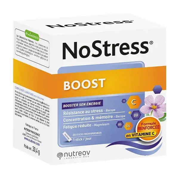 Nutreov No Stress Boost - Boite 20 sticks