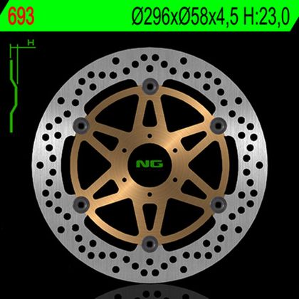 Disque de frein Rond NG flottant