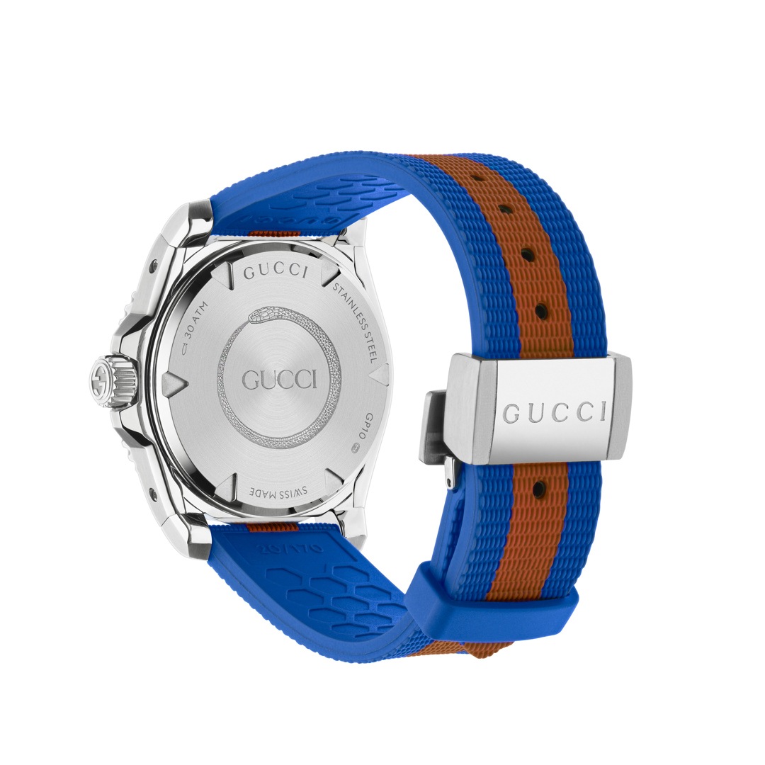 Gucci Dive L Automatic Blau / Orange