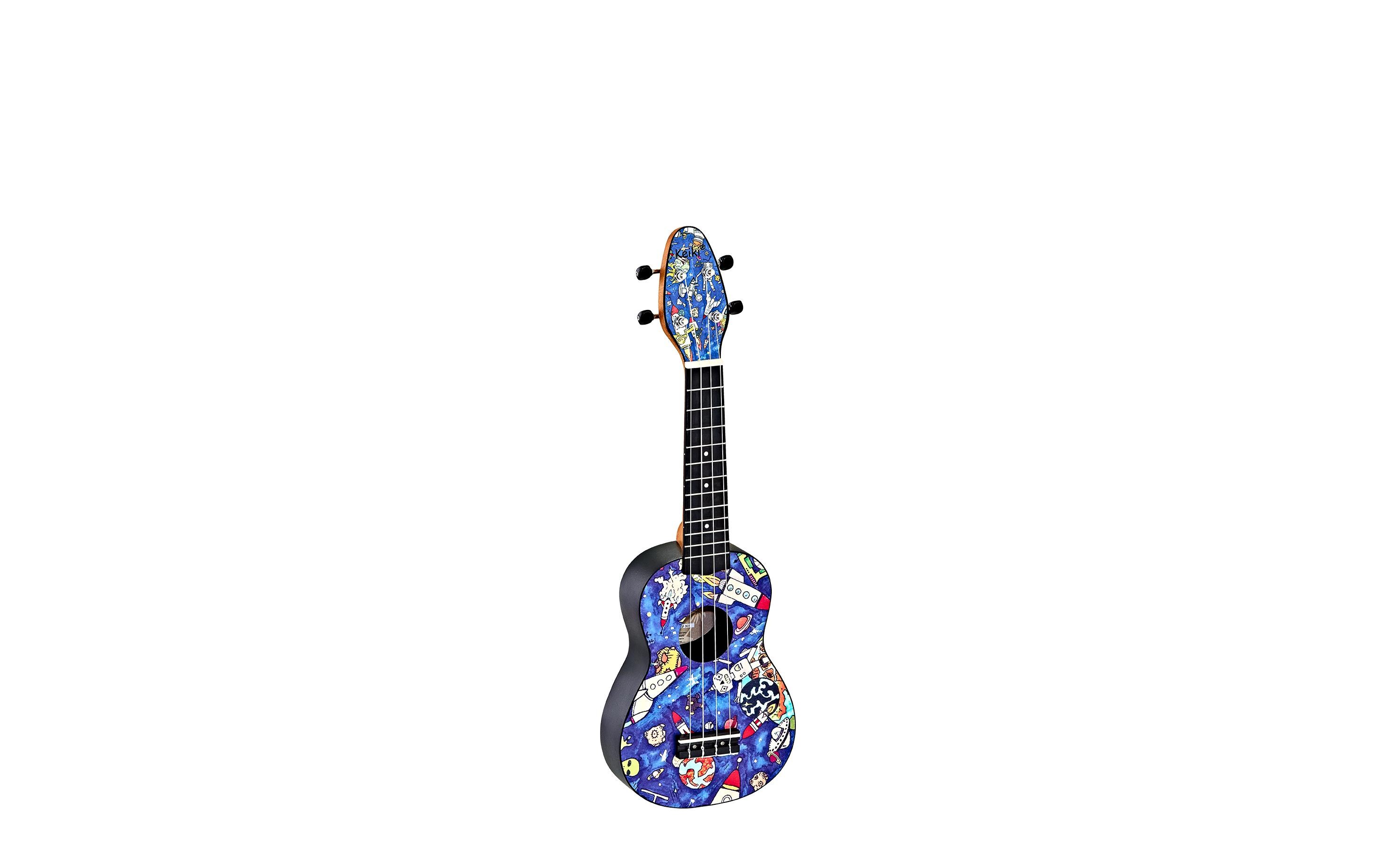 Ukulele Keiki Package K2-SP – SpacemanDer perfekte Einstieg in die Welt der Ukulele