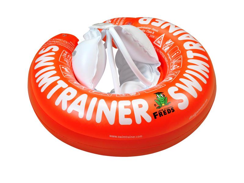 Fred's Swim Academy Swimtrainer Classic Rot Schwimmring Classic ab 3 Monaten, 6-18 kg