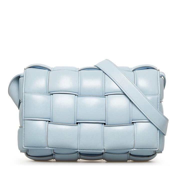 Bottega Veneta Vintage Bottega Veneta Padded Cassette Bag Blue