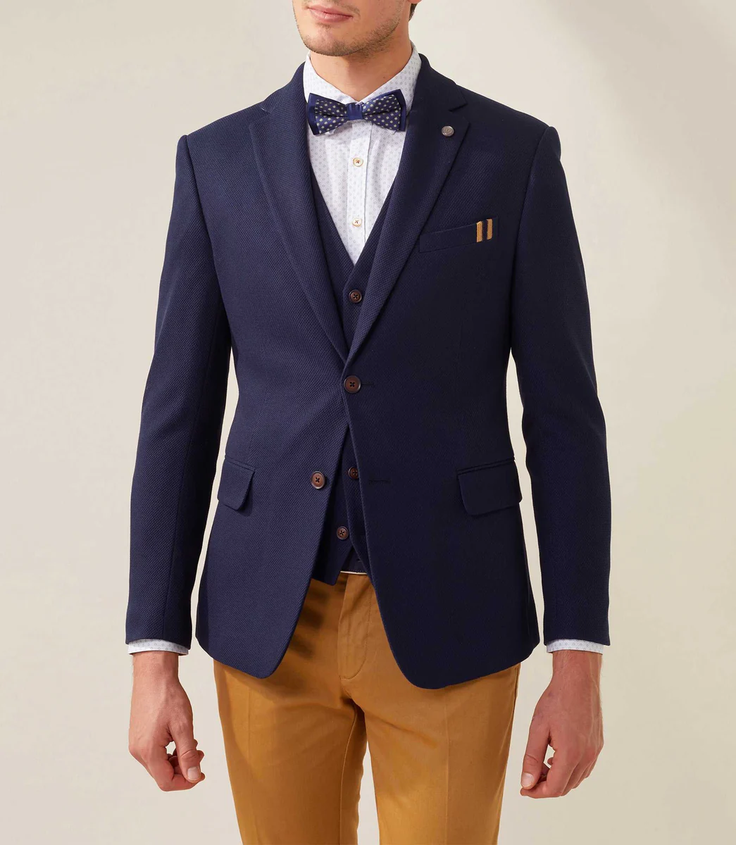 Veste casual marine 