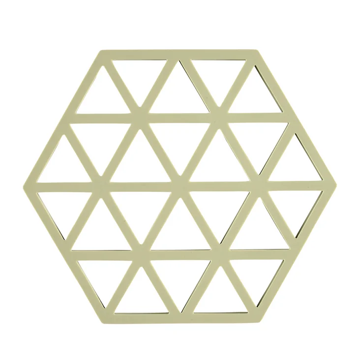 Zone Denmark - Triangle Untersetzer, 16 x 14 cm, matcha green
