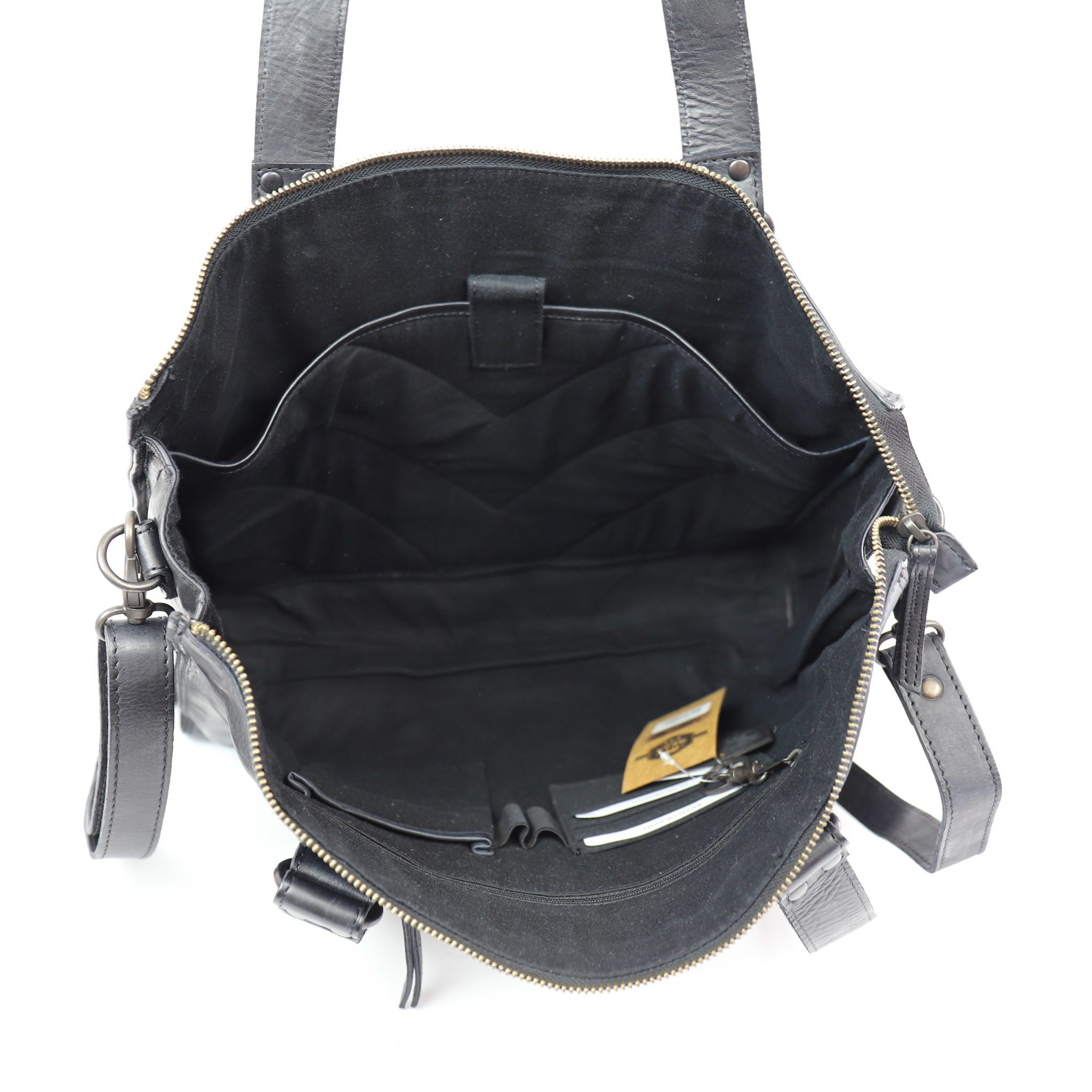 Bear Design Cow Lavato Hand/ Schoudertas 15 inch Mea Zwart CL35221