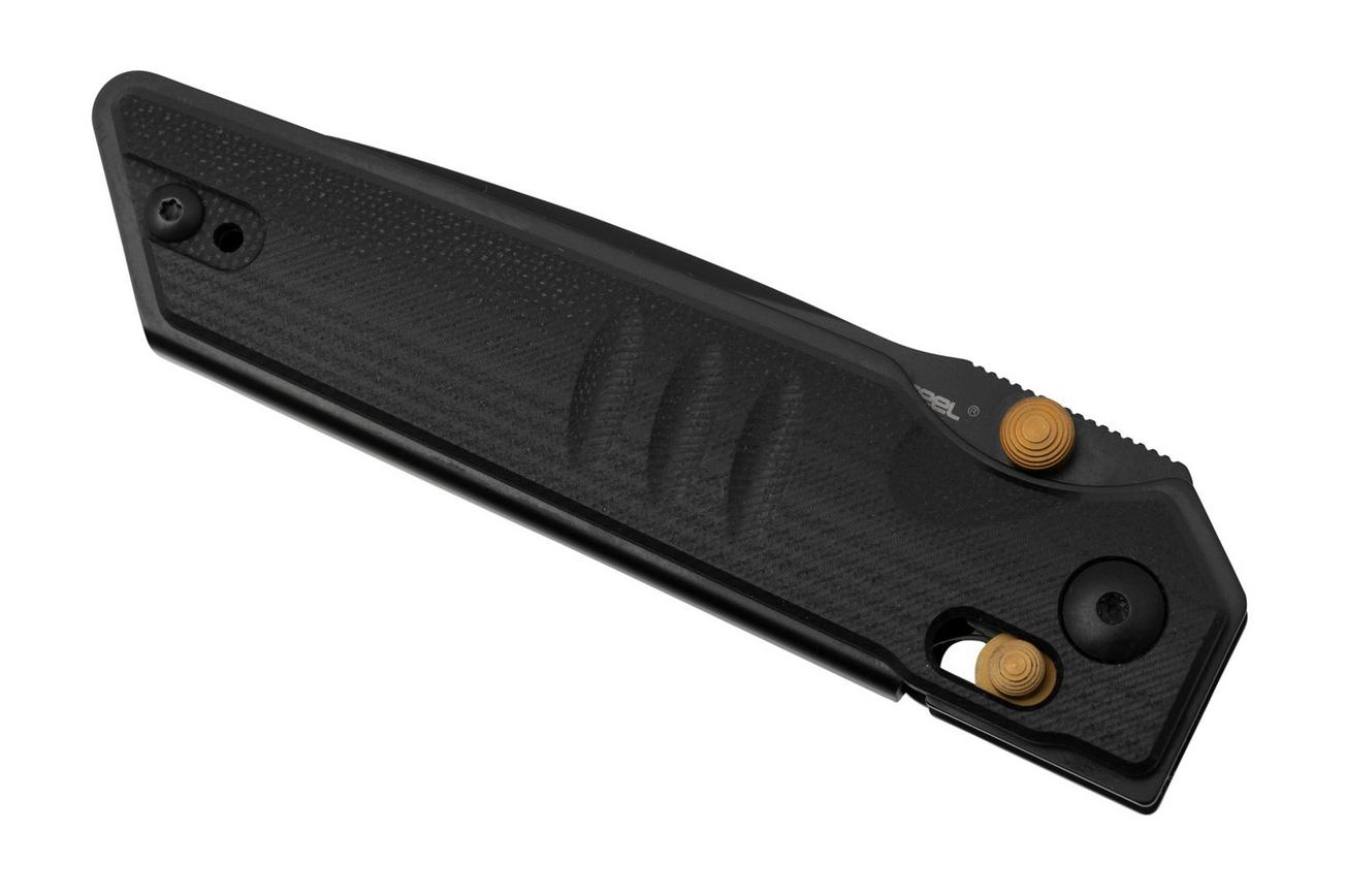 Real Steel Sacra, 7711BB Black G10, Blackwashed K110 zakmes
