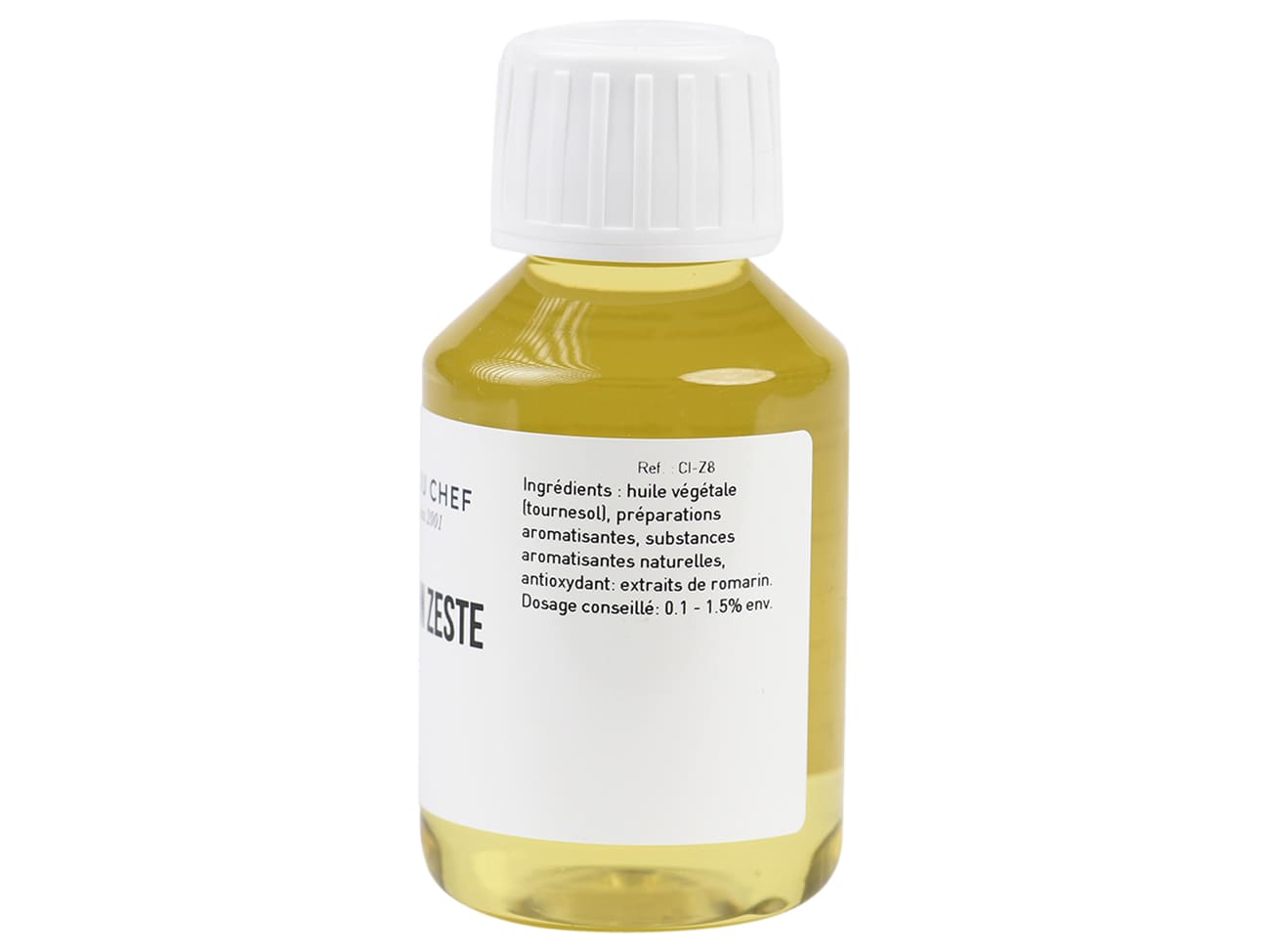 Arôme citron zeste - liposoluble - 115 ml - Selectarôme