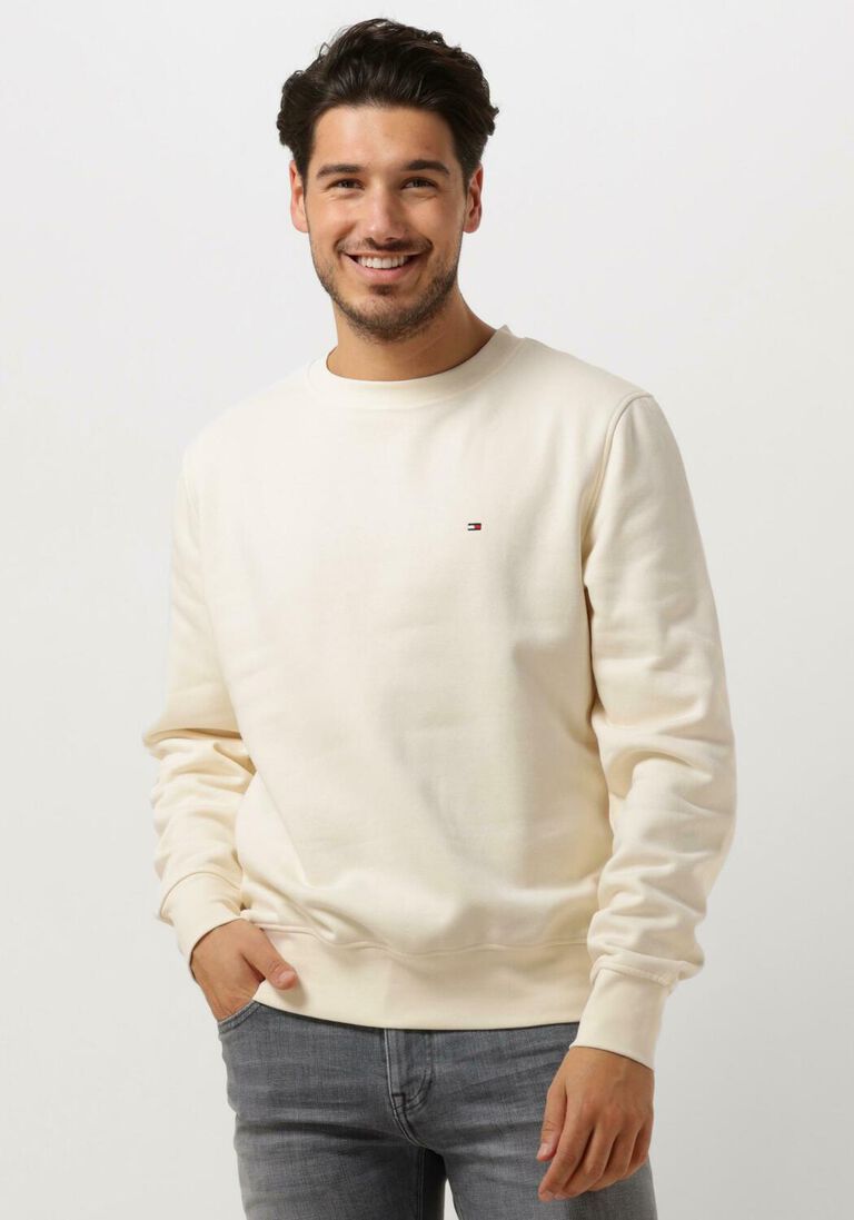TOMMY HILFIGER gebroken wit tommy hilfiger sweater flag logo sweatshirt