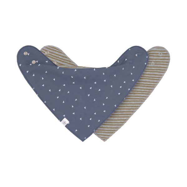 Laessig Triangle / Striped Bandana Blue / Grey