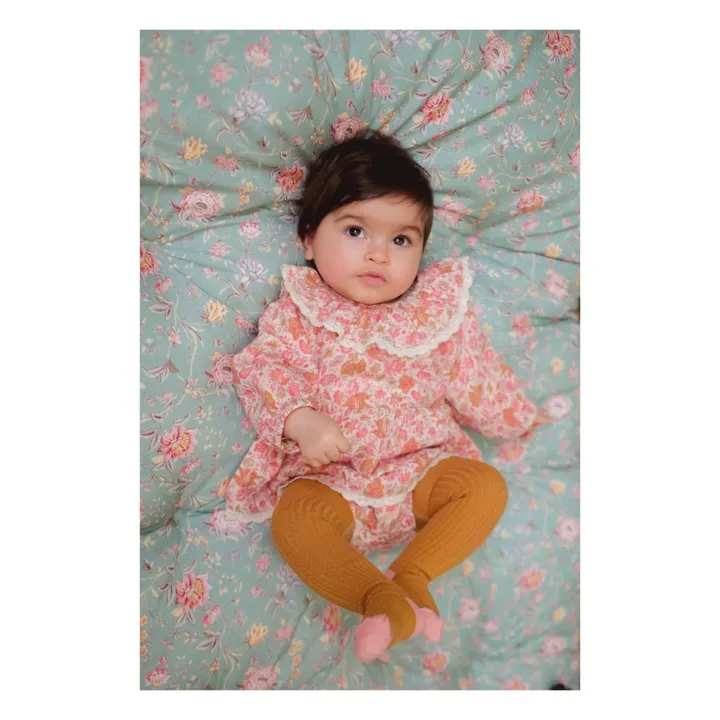 Louise Misha Robe Body Gaze de Coton Bio India | Rose pâle