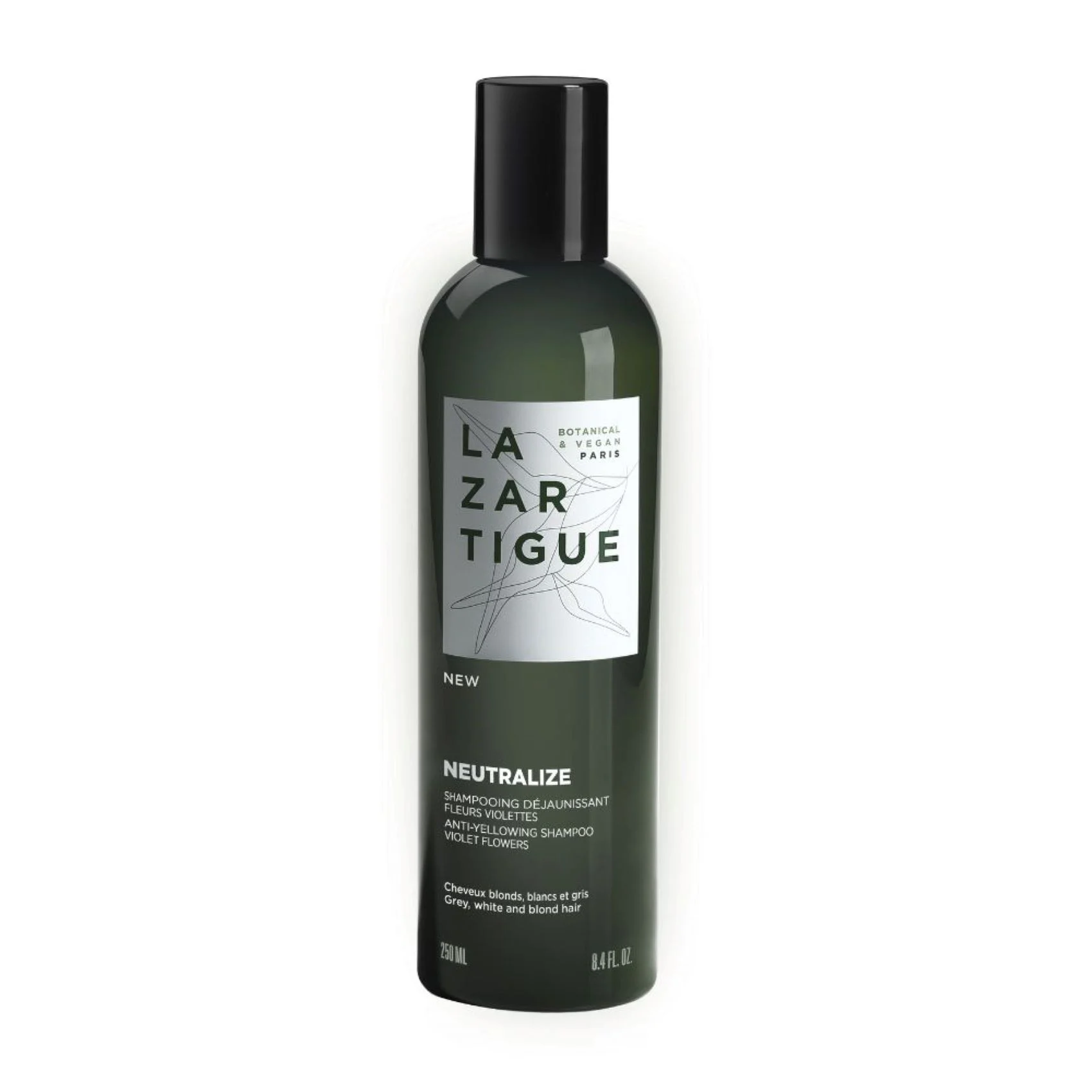 NEUTRALIZE SHAMPOOING Violet Déjaunissant Cheveux Blonds, Blancs et Gris |