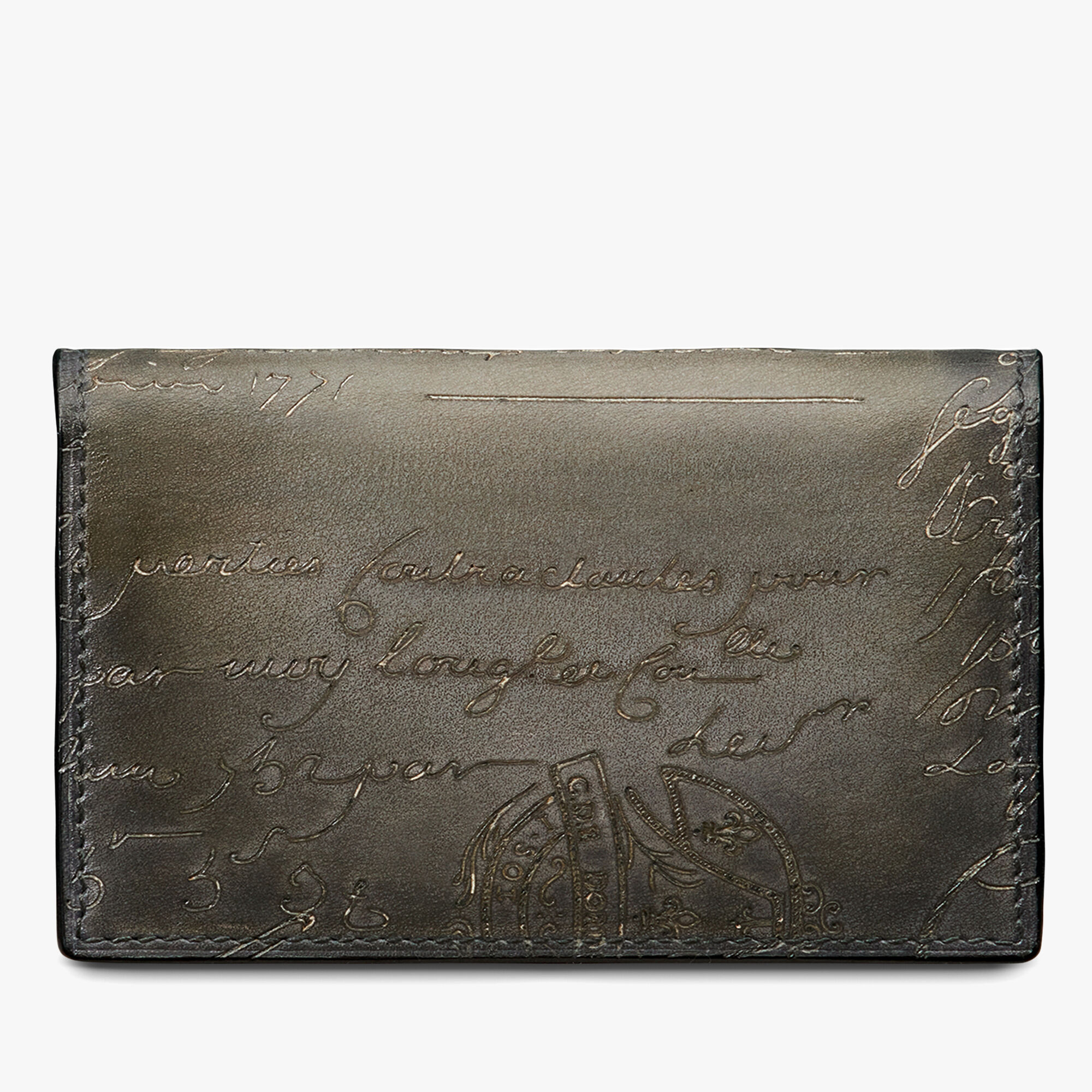 Porte-Cartes Imbuia En Cuir Scritto