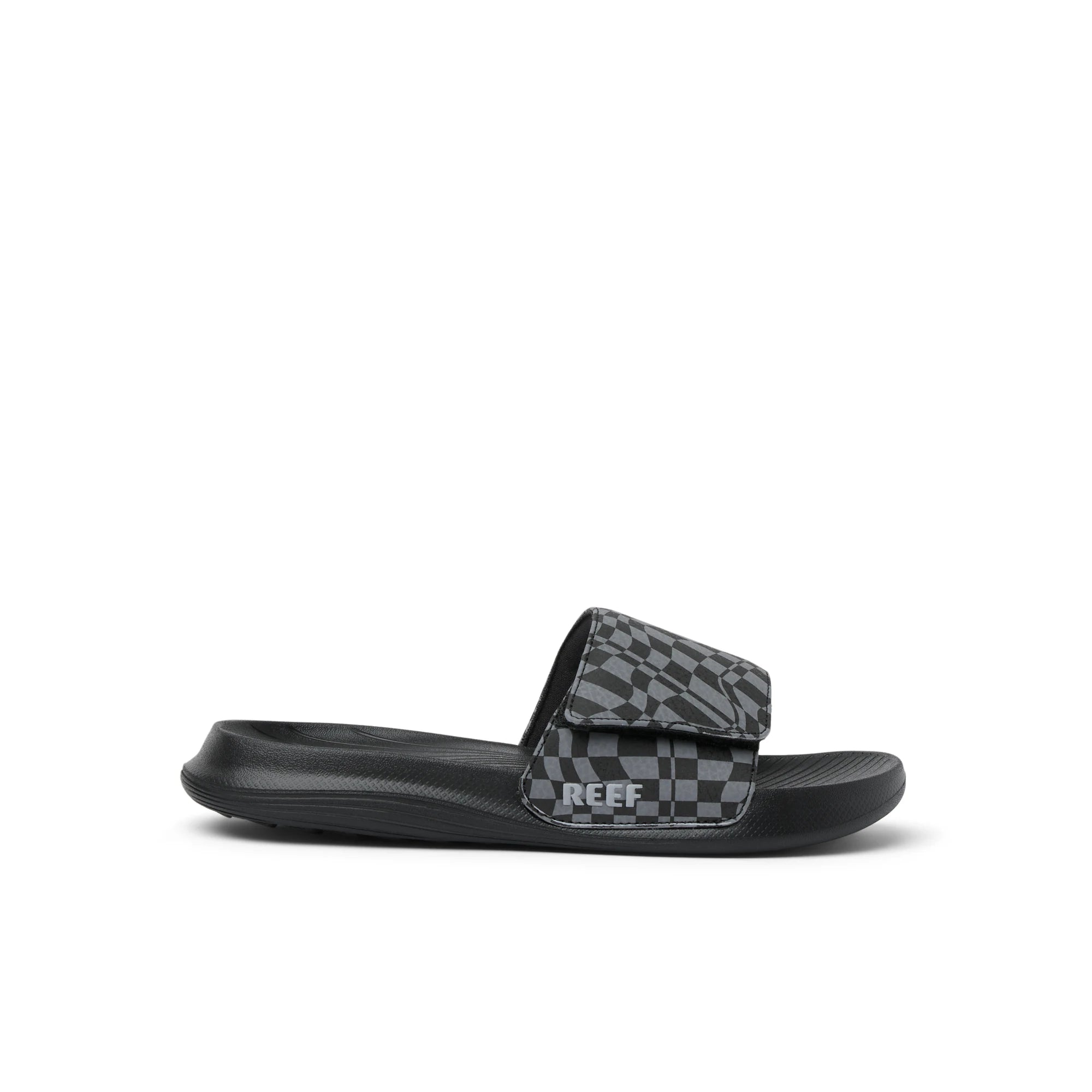 Kids Salty Slide Black Swell Checker