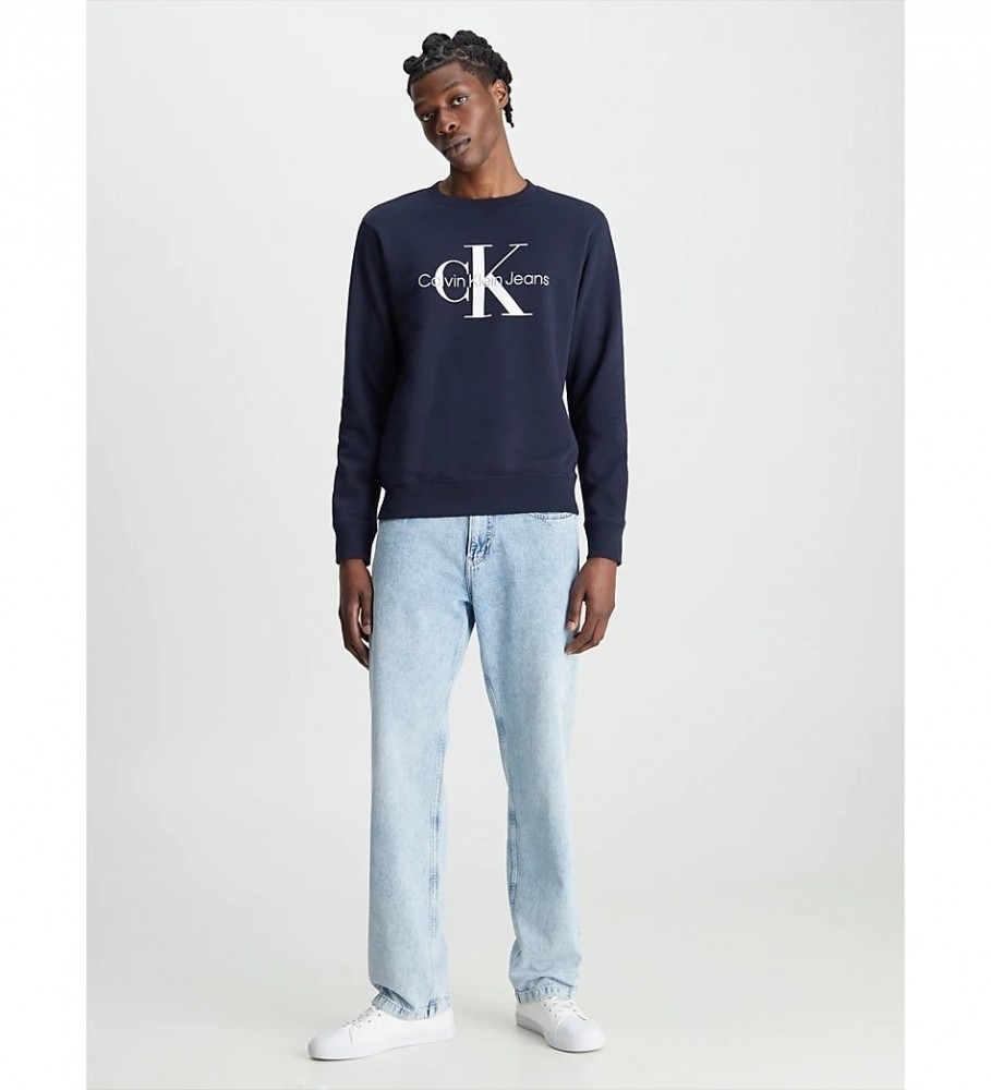 Calça jeans Calvin Klein Sudadera Core Monogram Marine