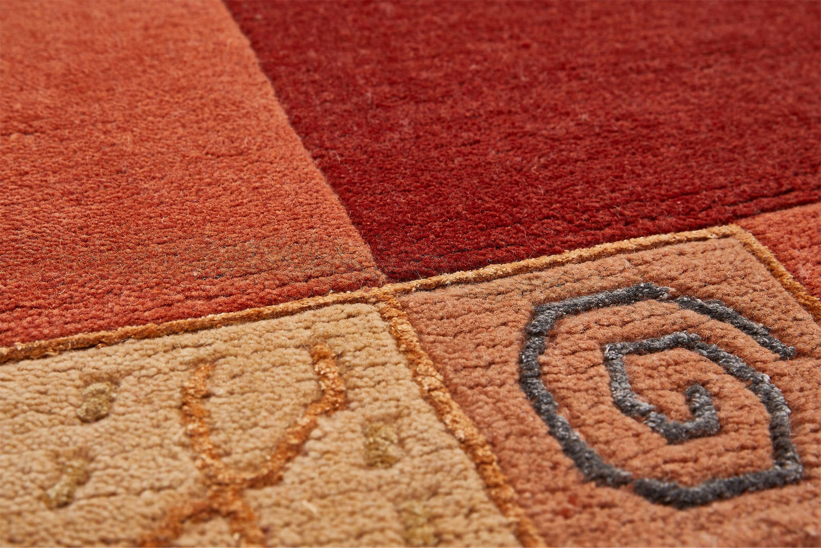Teppich MANALI 90 x 160 cm rot
