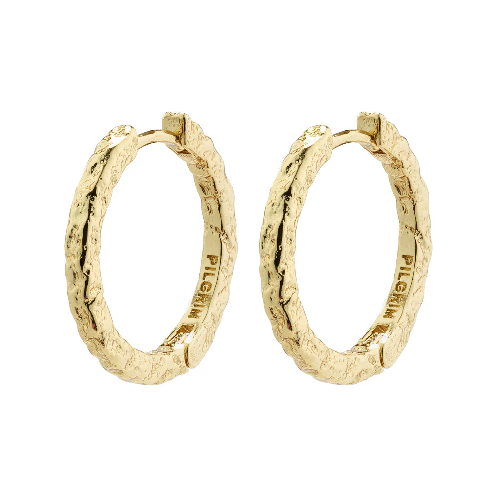 PILGRIM  Elanor hoops - forgyldt