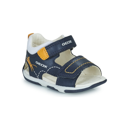 Geox - B SANDAL TAPUZ BOY B - Marine / Jaune