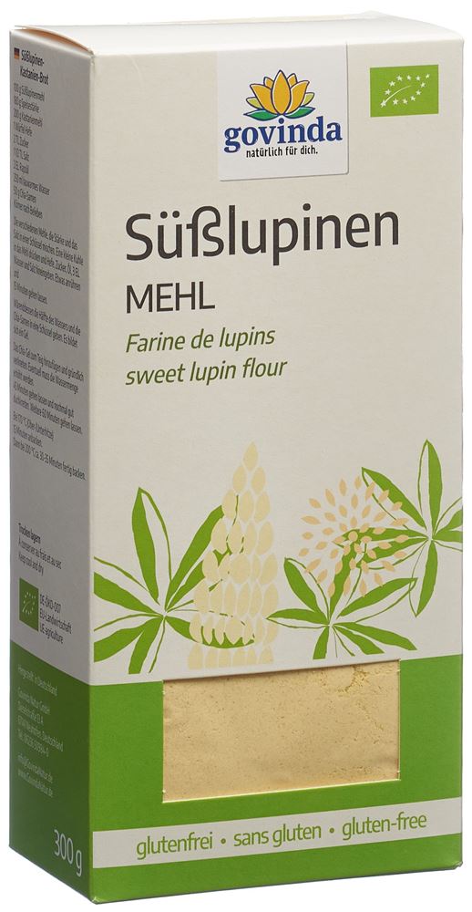 GOVINDA Süsslupinenmehl Bio 300 g