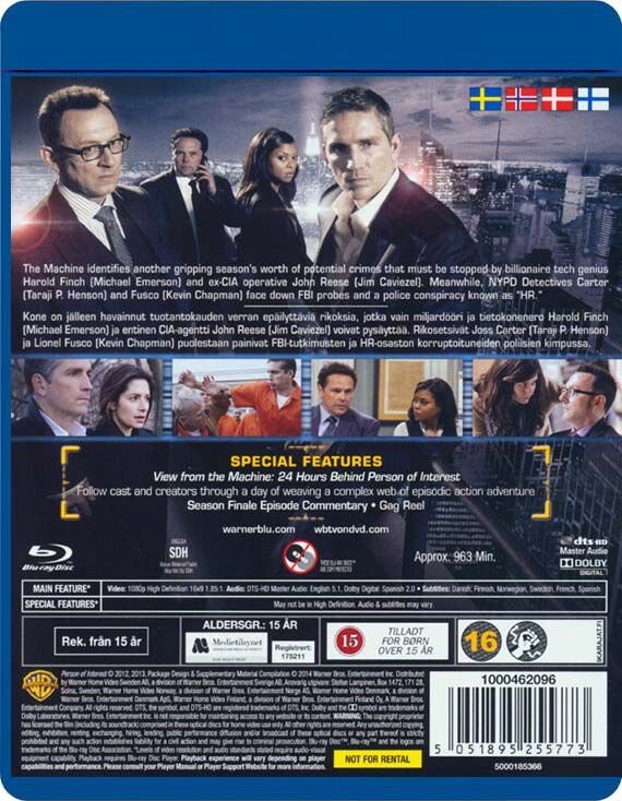 Person Of Interest - Sæson 2 - Blu-Ray