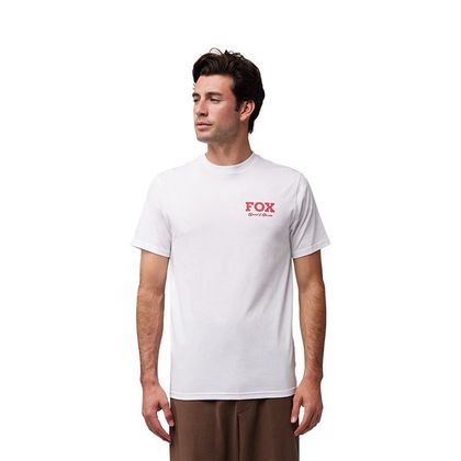 T-Shirt manches courtes Fox SPEED & SERVICE - Blanc