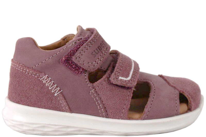 SUEPRFIT LILLA SANDAL I NUBUCK OG RUSKIND