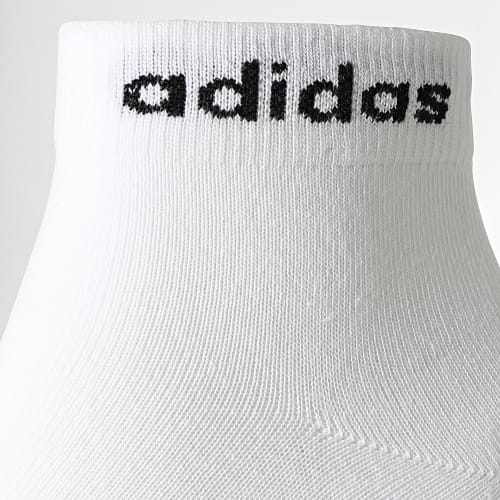 Lot De 3 Paires De Chaussettes Linear IC1306 Noir Blanc Gris Chiné