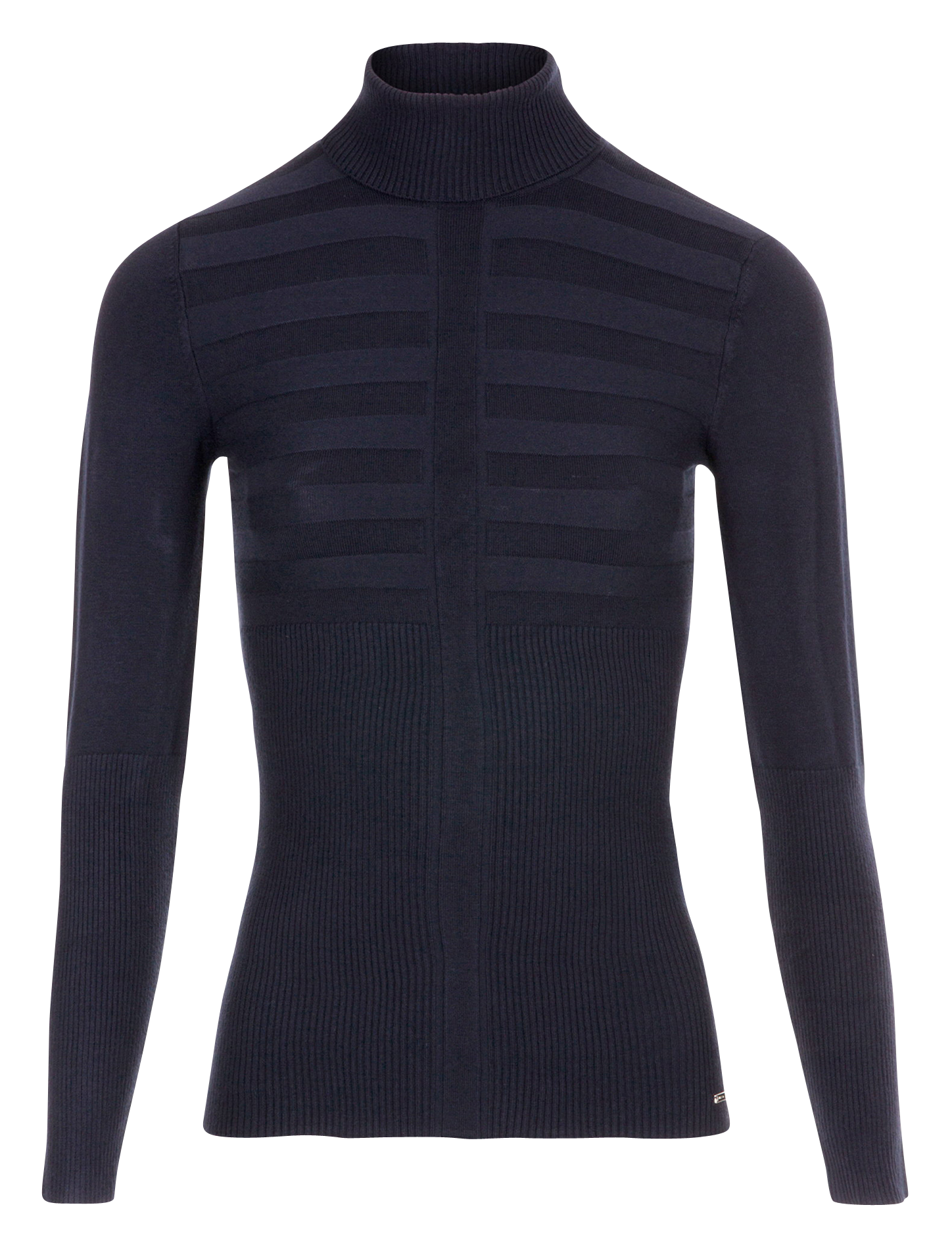 Pull col roulé | Bleu