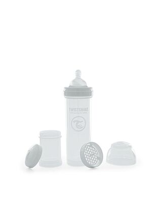 Twistshake Tåteflaske Anti-Kolikk 330 ml, Hvit