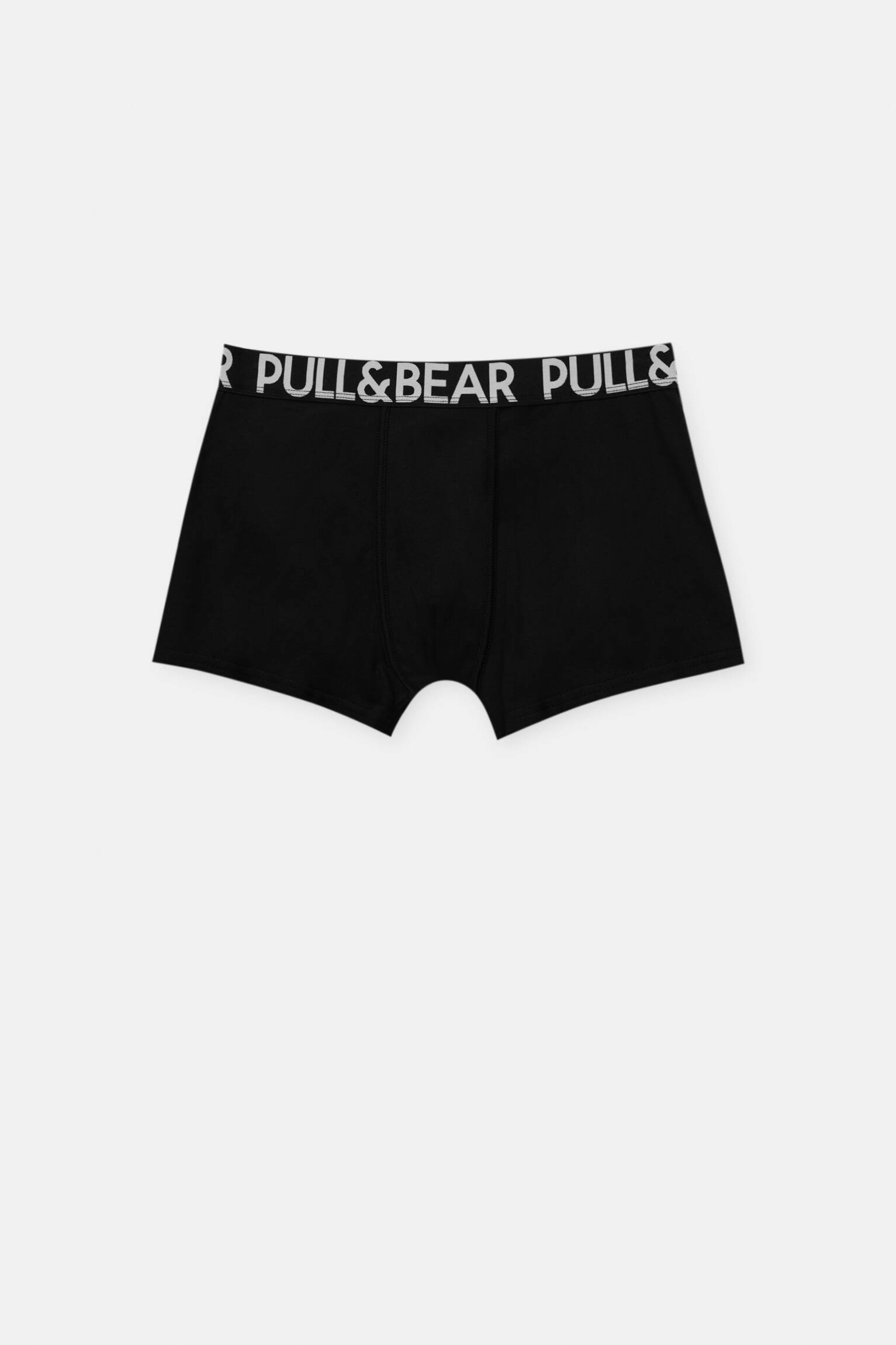 Pacote com 3 cuecas boxer com o logotipo da Pull&Bear - Variadas