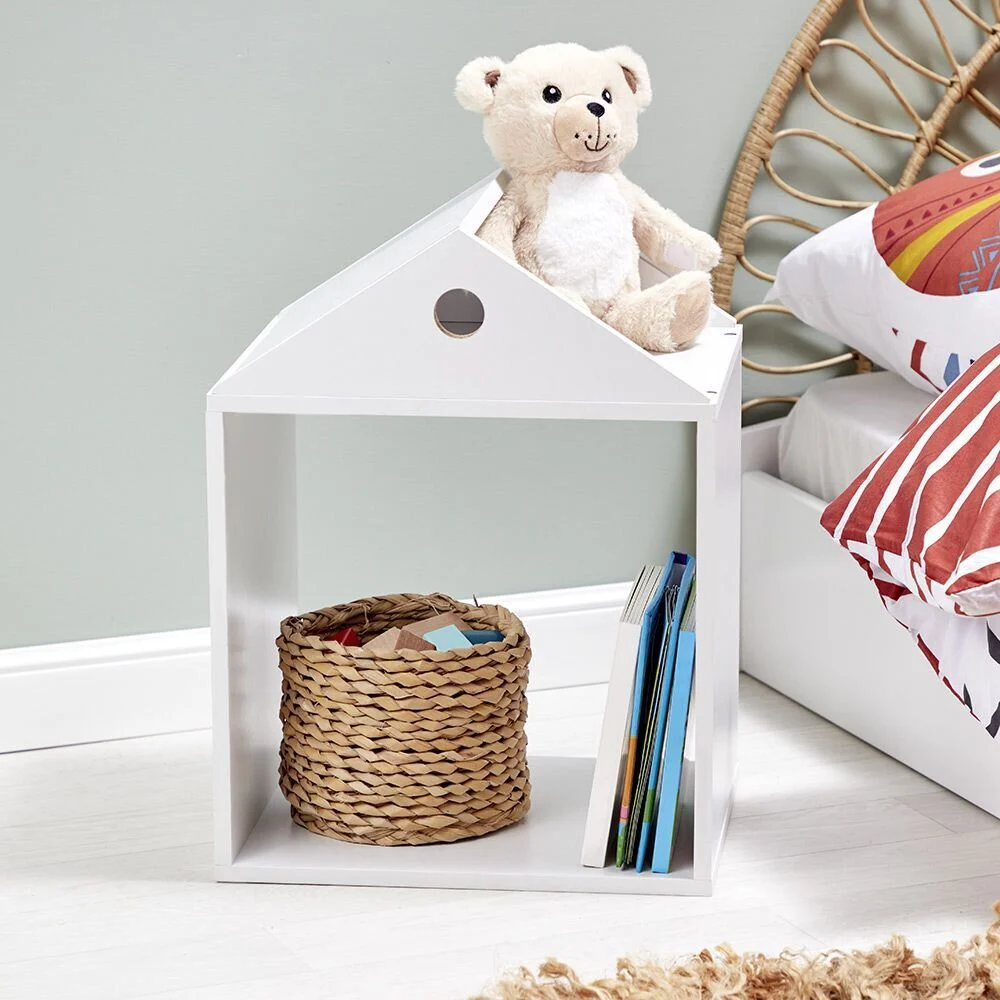 Structure maison enfant Box Cube bois blanc