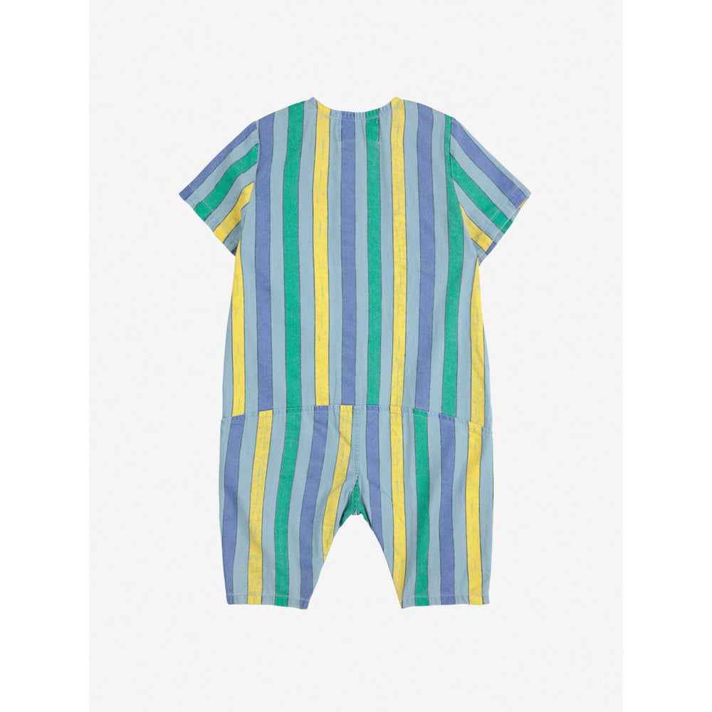 Køb Bobo Choses Multicolor Multicolor Stripes Denim Overall