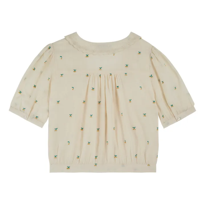 Emile et Ida Blouse Zoba Brodée - Collection Femme | Ecru
