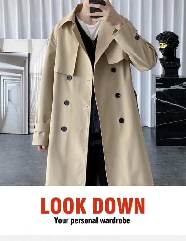 Bay Go Mall - Trenchcoat met dubbele rij knopen