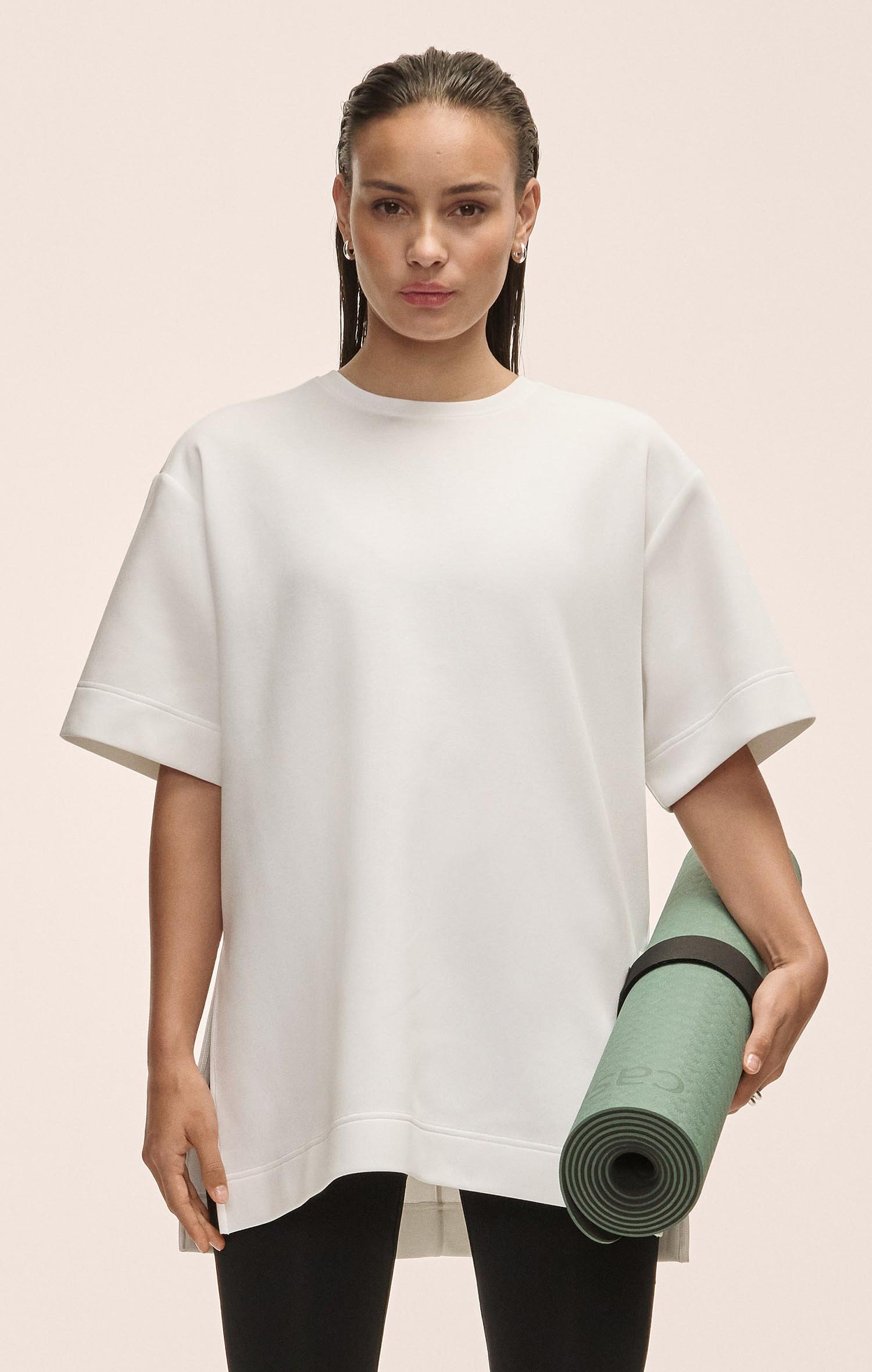 Aria Oversize Tee White