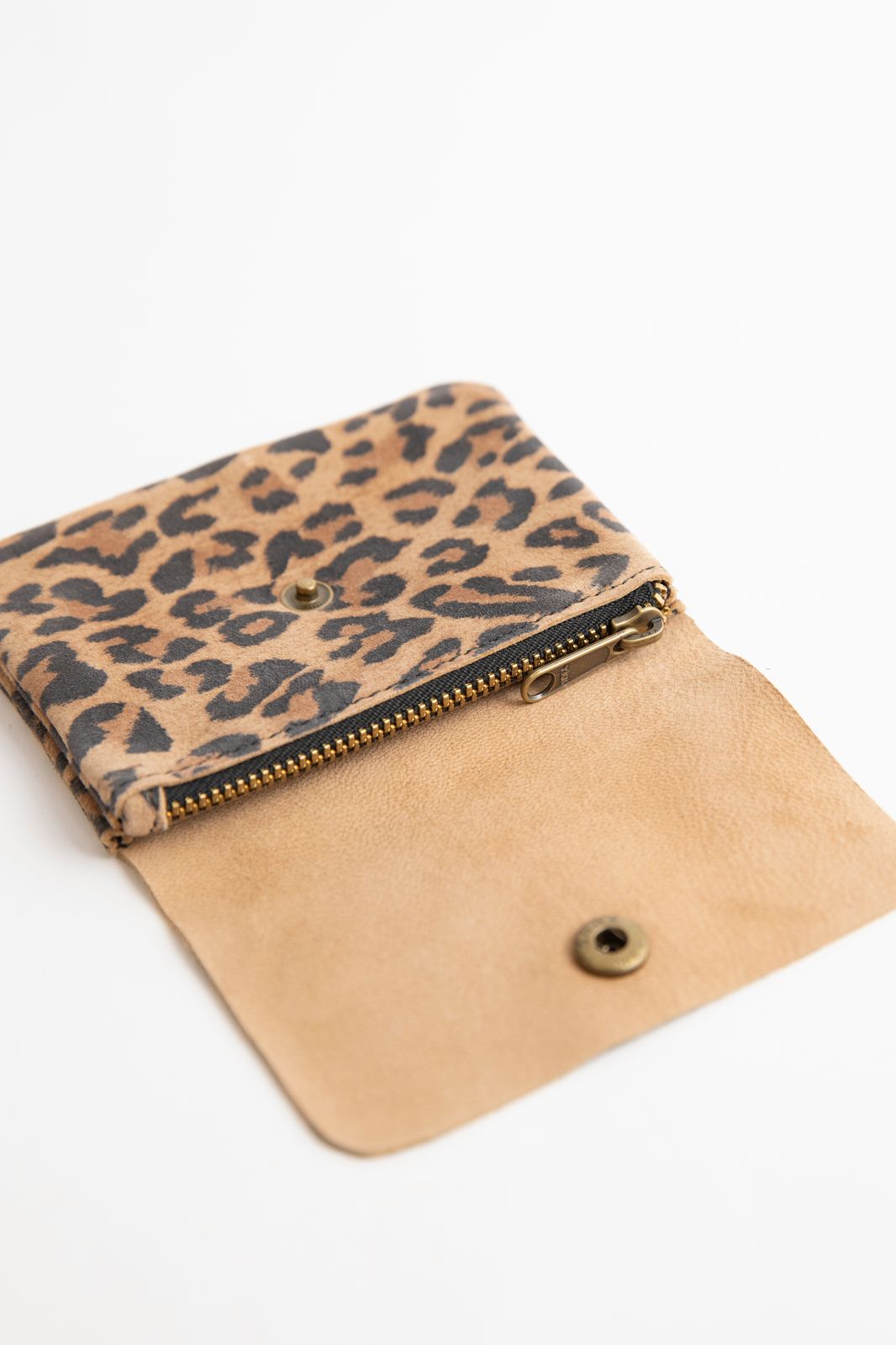 Portemonnee met leopard print