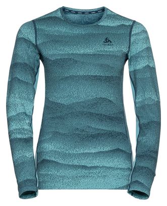 Maillot Manches Longues Odlo Whistler Eco Bleu Femme