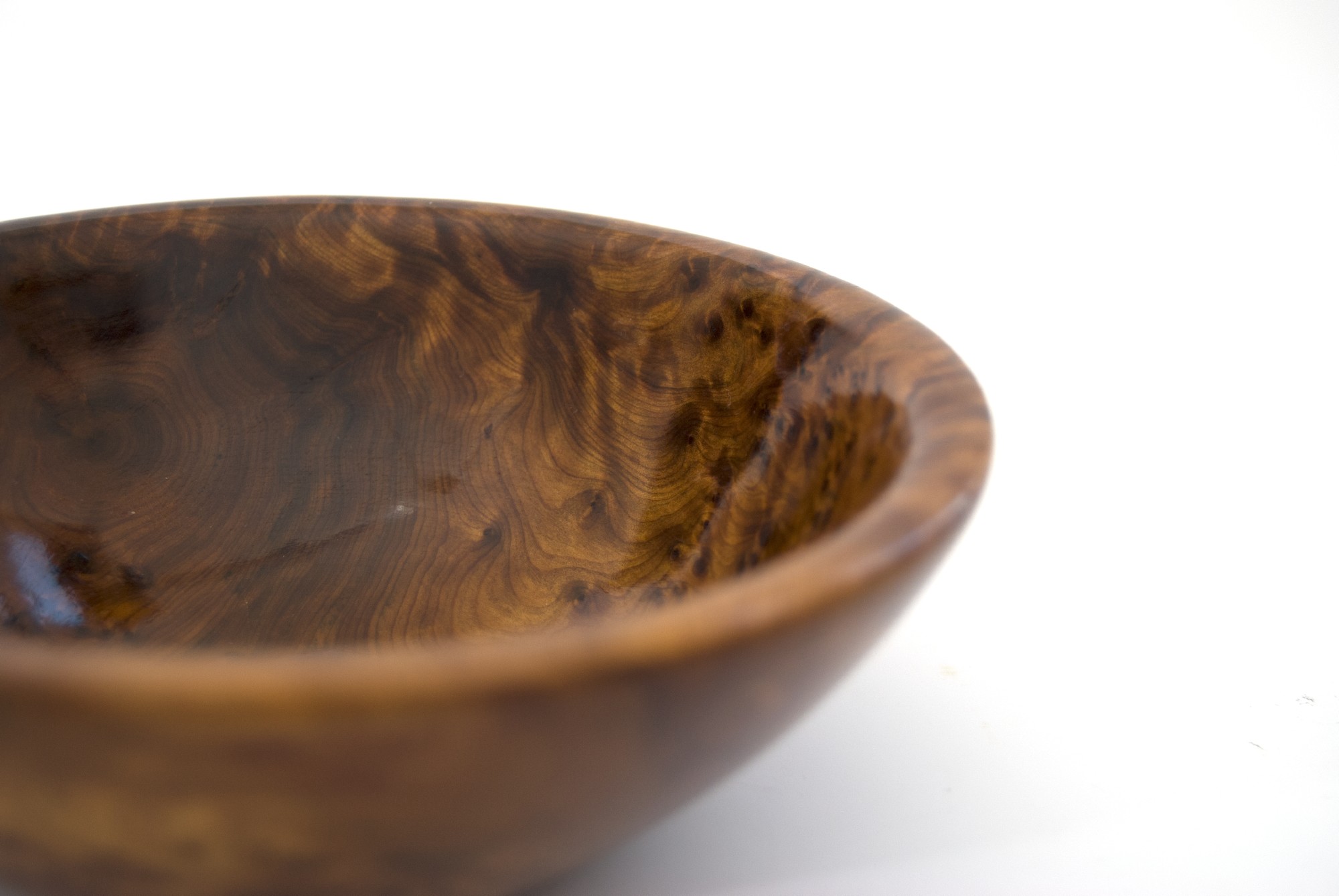 Thuja Schale, braun, Ø 16 cm, H 5 cm von fischer's lagerhaus