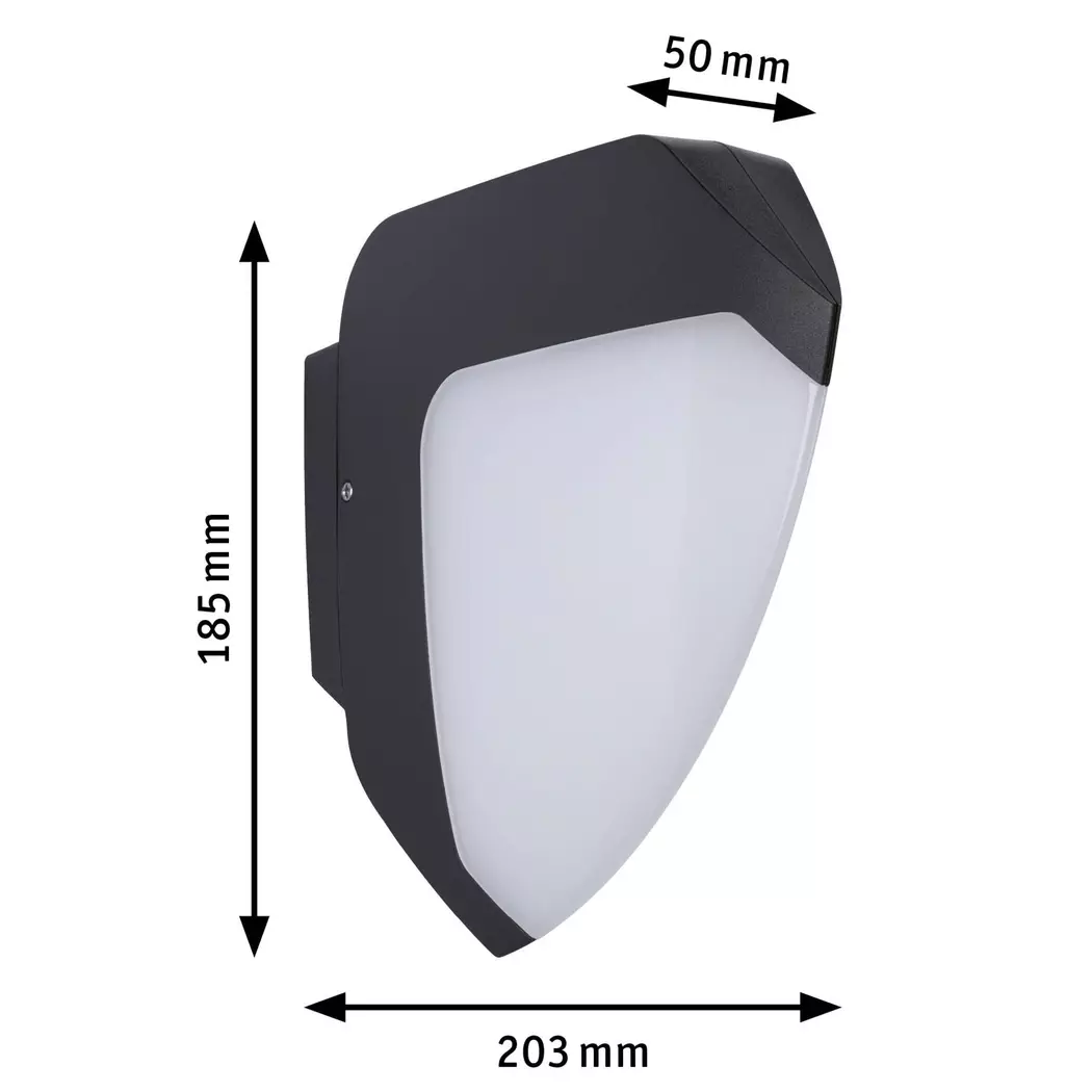 LED-Außenwandleuchte Ikosea