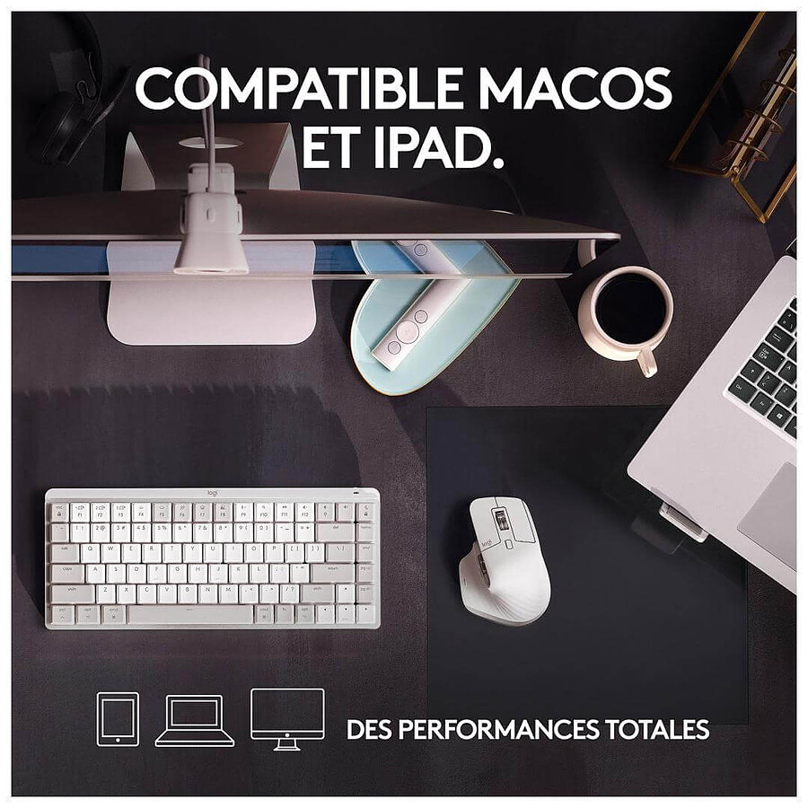 Logitech MX Master 3S for Mac - Gris Pâle
