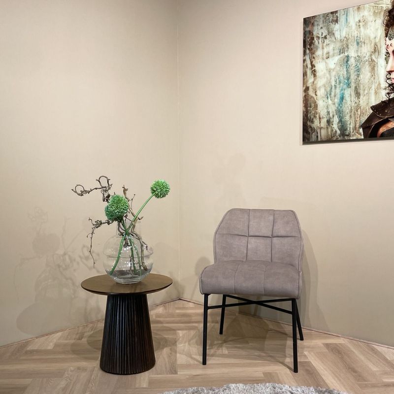 Livingfurn - Salvator - Salontafel - Walnootkleur - 50 cm