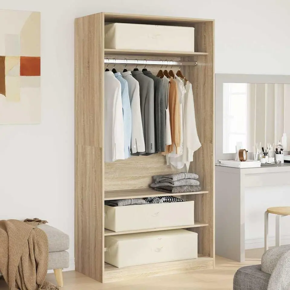 vidaXL - Opbergbox Opbergboxen - Crème - Stof - 2 stuks