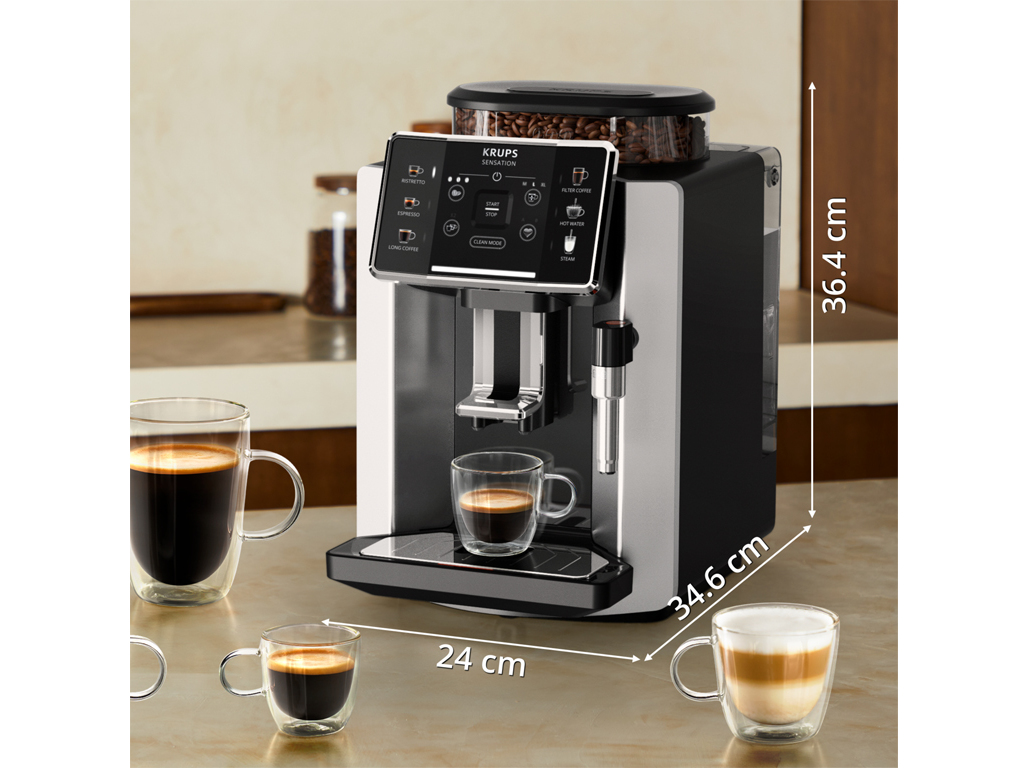 MÁQUINA DE CAFÉ AUTOMÁTICA KRUPS EA910E10 FULLY SENSATION