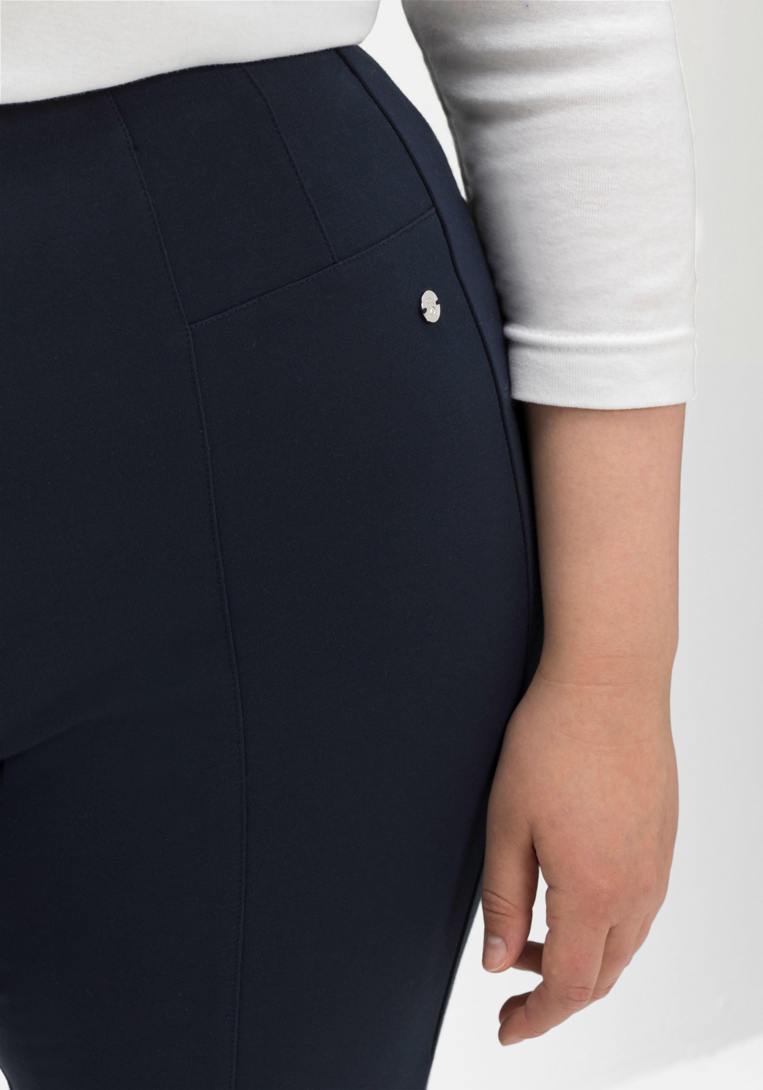 Jerseyhose aus Interlock, schmale Beinform