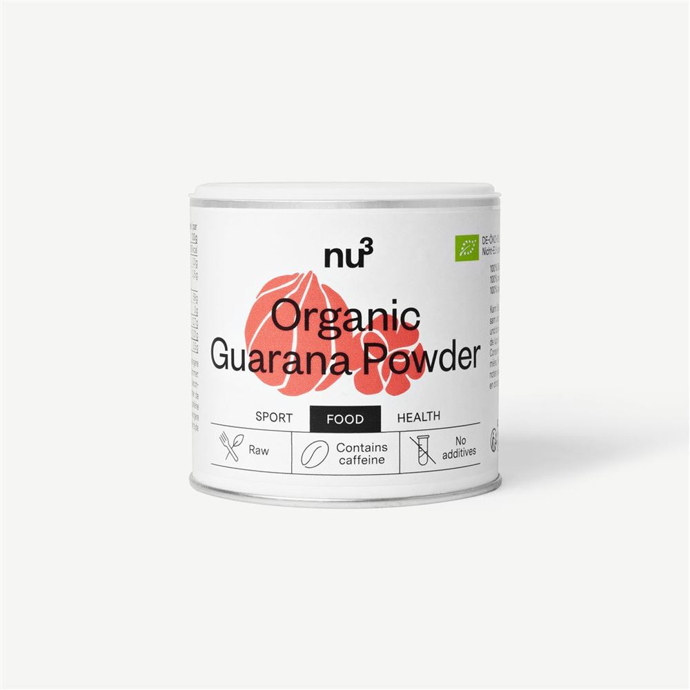 Nu3 Guarana Powder Plv organic Ds 100 g