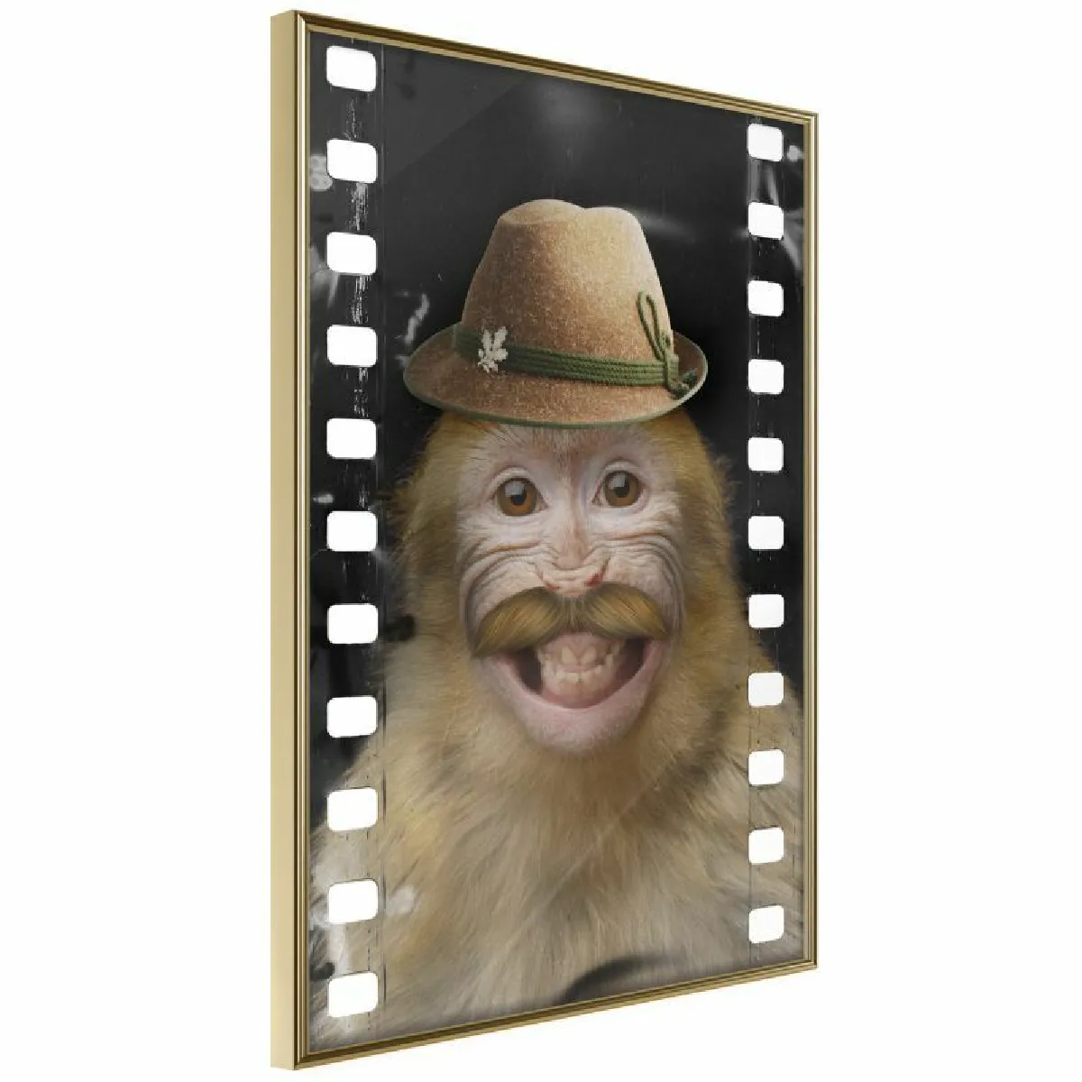 Paris Prix Affiche Encadrée Dressed Up Monkey